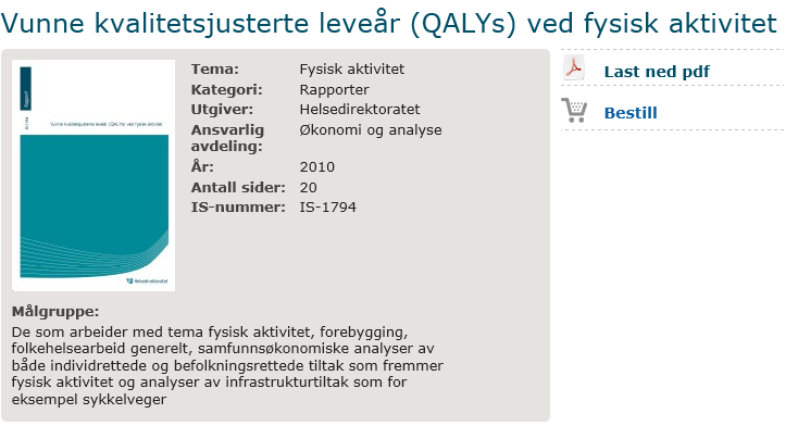 Myndighetene har gitt oss god drahjelp «De som er fysisk aktive, lever lengre og er mindre syke