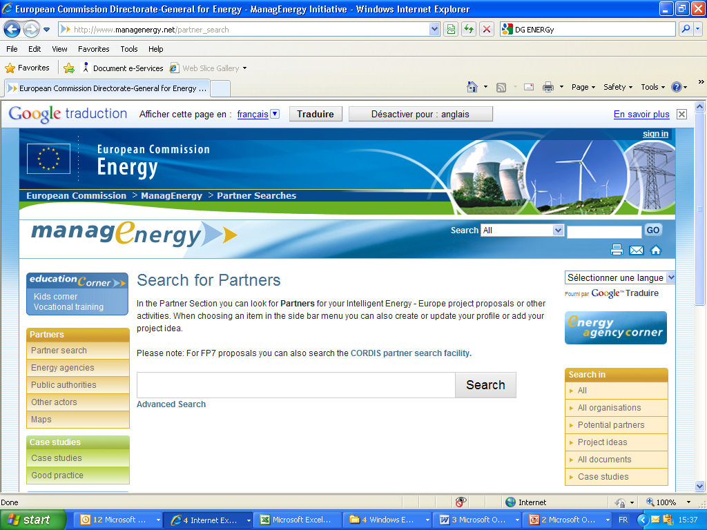 Point (NCP) (see IEE website) > www.managenergy.