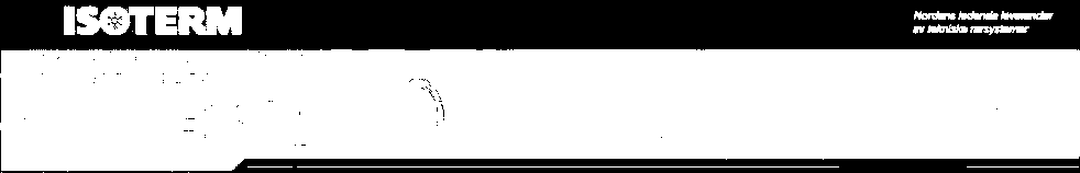 Isoterm system for frostsikring Ohmske kabler