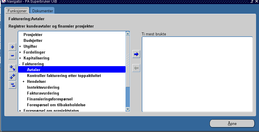 1. Registrere avtalen på web (hendelser) A) Søk opp aktuelt prosjekt; velg Oppsett > Kunde- og avtaleopplysninger o Tast på + tegnet under Detaljer, slik at linjen med avtalevaluta vises, slik som på