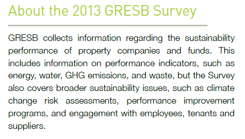 GRESB Global Real Estate Sustainability Benchmark I forbindelse med at AVIVA, en tung europeisk investor,