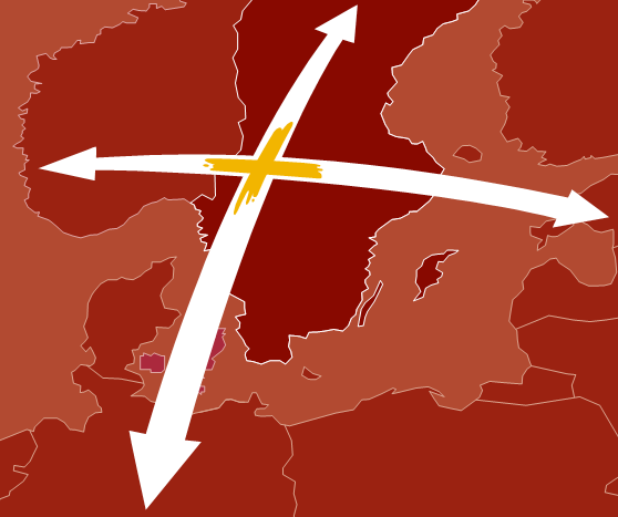 utgjør infrastrukturen i regionen en forbindelse nord - sør/øst, der det bl.a transporteres personer og gods mellom det sentrale Østlandsområdet, Trøndelag og Nord-Norge til Sverige.