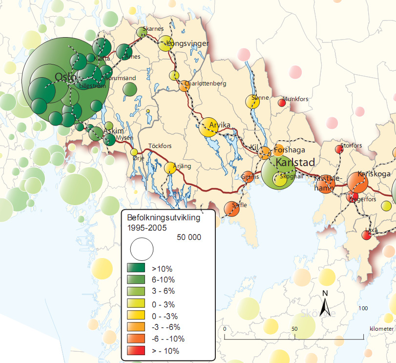 Den økte betydningen av bosted som grunnlag for næringslivsvekst som er blitt mer og mer aktuell de siste 10 15 årene, kan også gi muligheter for regional vekst.