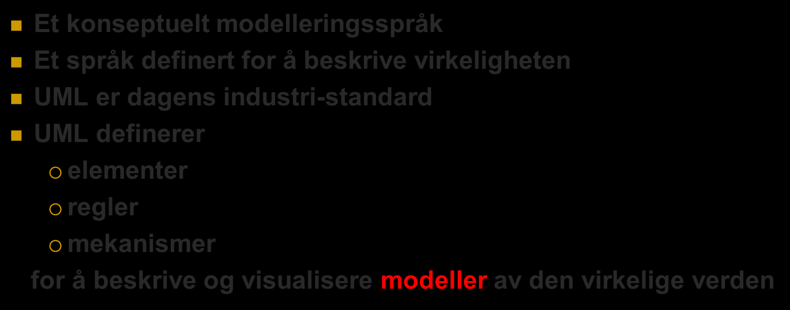 UML (Unified Modelling