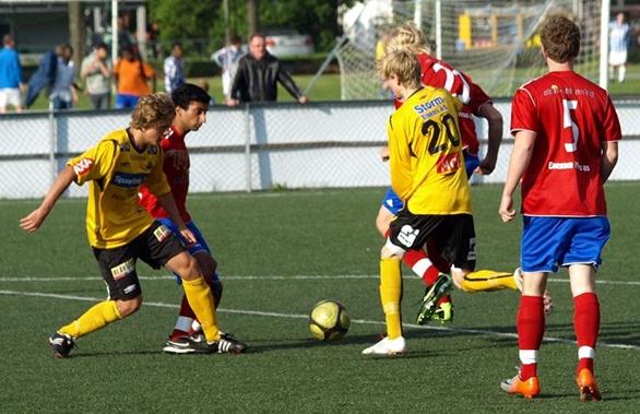 Siste kamp i KM-A sluttspillet var mot Torp som vi vant 4-0 borte. Dermed var vi kvalifisert til Interkretsserien i 2012. Fra hjemmekamp mot Ekholt.