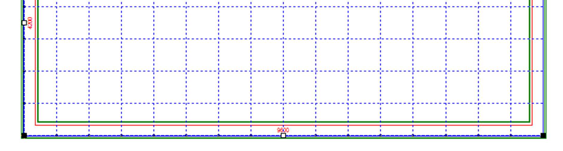 10 Kapittel 2 Vegg/gulv DDS-CAD Arkitekt 10 Er resultatet anderledes enn vist i ovenstående skjermbilde, kan gulvkonturen justeres.