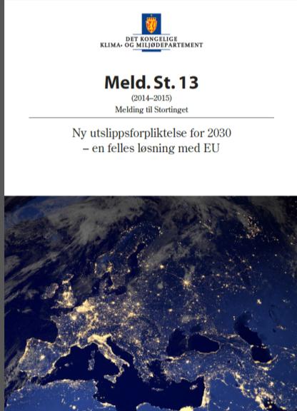 Mål og forpliktelser på klima Klimakonvensjonen: mål om å begrense oppvarming til 2ºC Ny avtale i Paris?