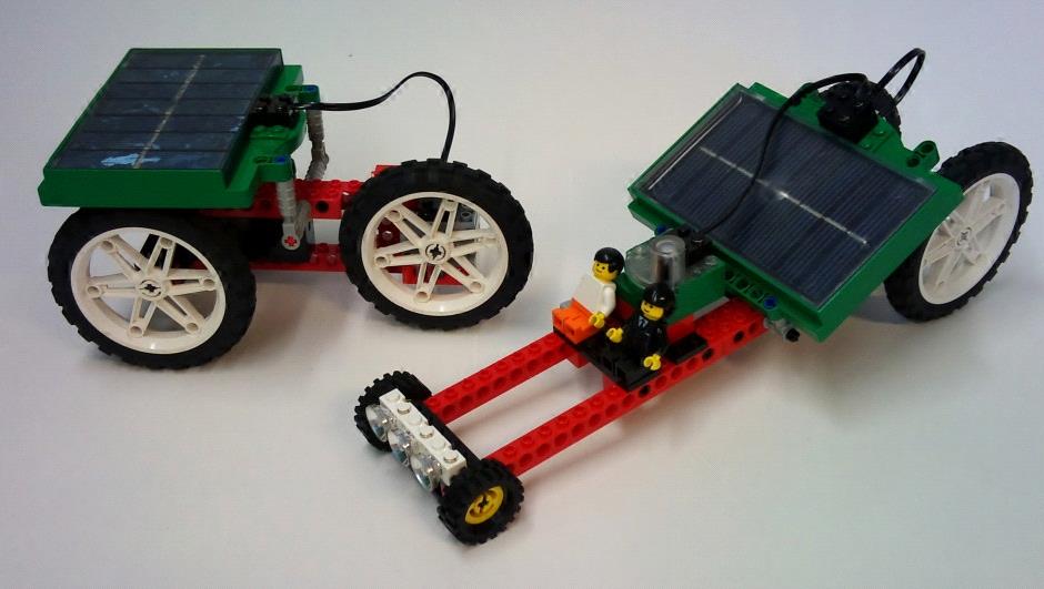 De får blant annet bygge en bil som beveger seg ved hjelp av solenergi.