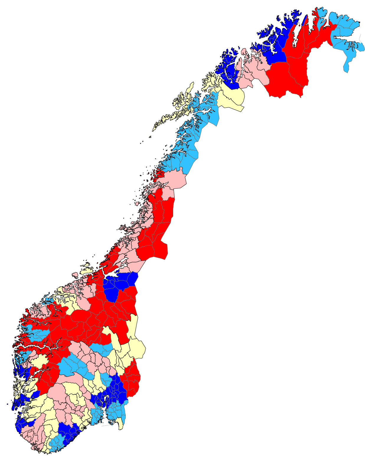 Hvem har den mest gunstige strukturen for næringslivsvekst?