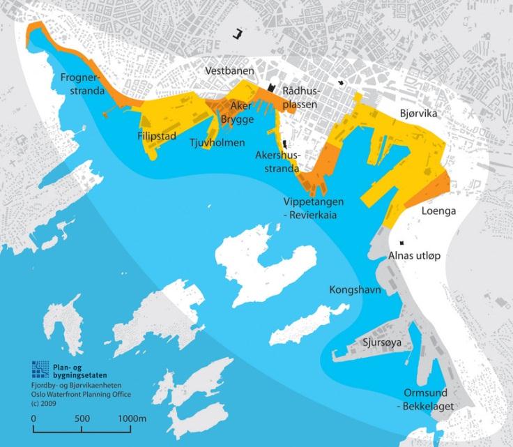 Oslo kommunes og Akershus fylkeskommunes ønsker om å forbedre tilgjengeligheten til fjorden for innbyggerne.