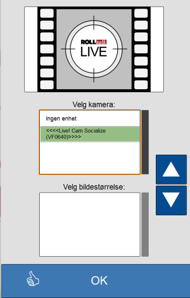 15.6 Velg stemme NB! Velg stemme gjelder kun for Memoplanner. trykkes, vises denne siden. Her velges det om talesyntesen skal ha damestemme eller mannsstemme. Velg hastighet for talesyntesen her.