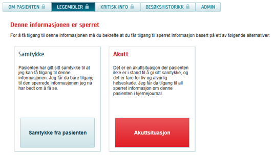 Når låste resepter er åpnet, vises det ved en åpnet hengelås: Dobbeltutleveringer Dersom det er foretatt 2 utleveringer i løpet av kort tid innen samme ATC-gruppe, og det er utlevert forskjellige