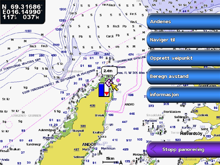 Kart- og 3D-kartvisninger Vise informasjon om tidevannsstasjon Informasjon om tidevannsstasjon vises på kartet med et ikon for tidevannsstasjon.