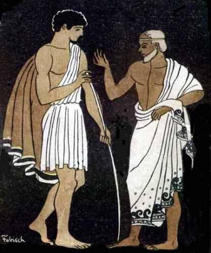 Mentor I Iliaden er Mentor navnet på Odyssevs trofaste venn, som han betrodde omsorgen for hus, hjem og sin sønn,