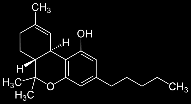 Syntetisk cannabis = THC THC De vanligste formene for syntetiske cannabinoider har en av følgende hovedstrukturer: a)