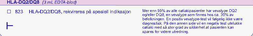 IgA mot gluten/gliadin er lite egnet til å stille cøliaki-diagnose. Verdier rundt og like over cut-off grenset korrelerer dårlig med cøliaki. - Fases ut ved mange laboratorier.