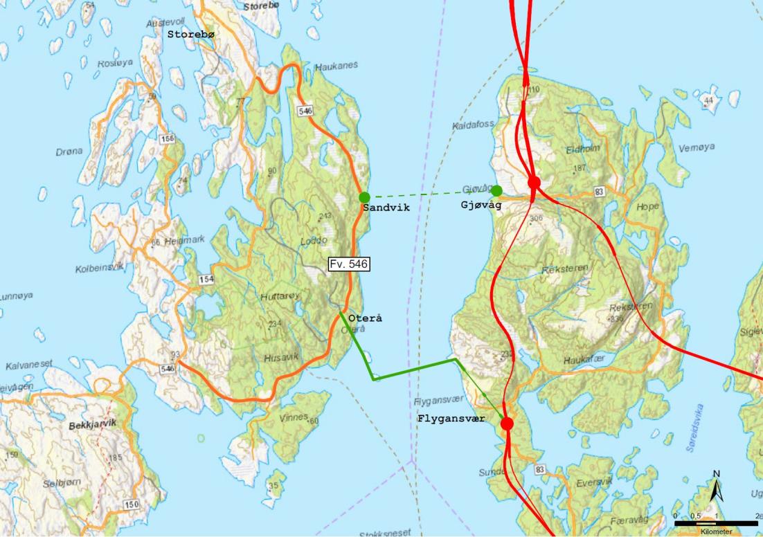 Austevoll Austevoll har i dag samband til Bergen frå Hufthammar med ferje, og til Fitjar frå Husavik med ferje.