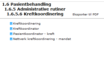 Kreftkoordinator (ny stilling) Pasientkoordinator