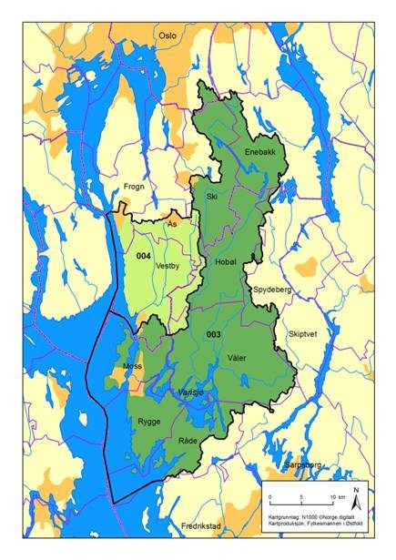 Vannområde Morsa er et av vannområdene som var med i pilotperioden fra 2007-2015.