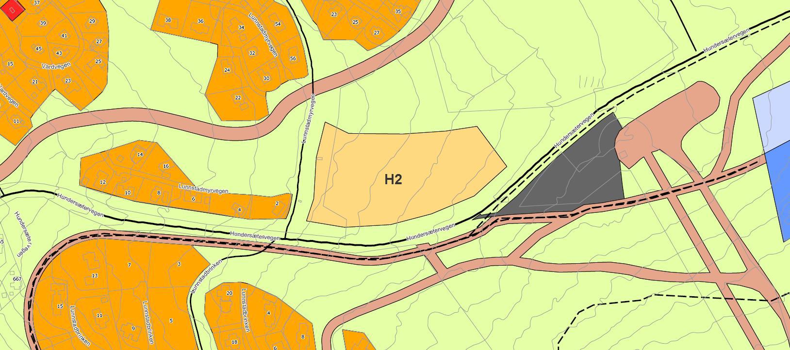 Planområdet - Hafjelltoppen hyttegrend - er 1261 dekar stort og regulerer blant annet Gaiastova med omkringliggende bebyggelse, parkering
