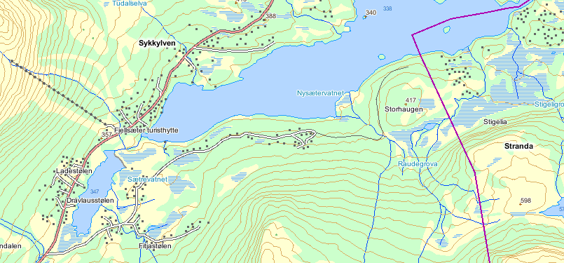 vassdrag (P+N) Problem knyttet