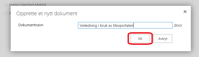 Mye av verktøyene kan fint testes ut selv, men under vil det bli forklart hvordan man oppretter et nytt dokument og deretter dele det med andre.