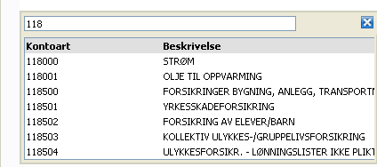 som ikke tidligere har vært i bruk på enheten (NB: Nye tjenester må være meldt inn til Kommunekassen og koblet til din enhet.) 4.4.4 Felthjelp Felthjelp kan brukes for å søke opp f eks kontonummer.