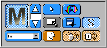 Figur 1 Hurtigvinduet Forstørrelsesknappene Bruk de blå knappene i MAGic brukergrensesnittet for å kontrollere forstørrelsen.