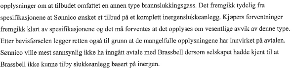 brannslokningsanlegg basert på inergen i bygget.