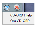 Denne manualen gir de viktigste informasjonene om CD-ORD 8 Du finner en