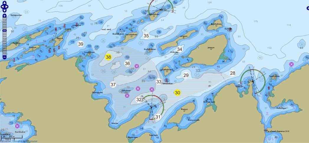 Nye undersøkelser av gytefelt for torsk Smøla kommune: Ett undersøkelsesområde Før og etter etablering av et oppdrettsanlegg (BACI studie): Aure