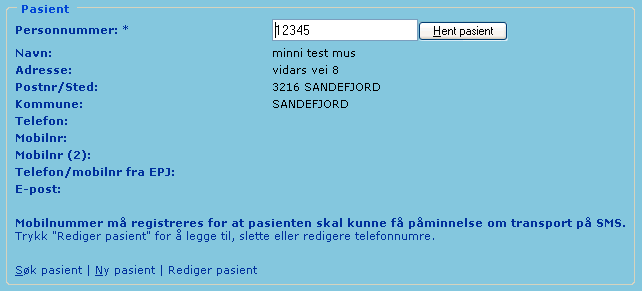 I steg 4 er kravet om telefonnummer fjernet fra skjermbildene.