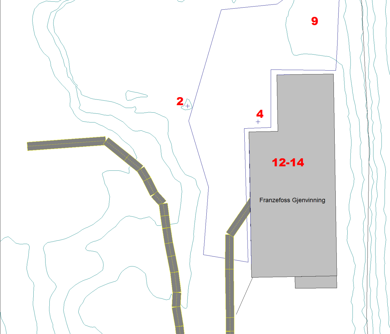 Figur 3: Plassering av kilder lengst nord i