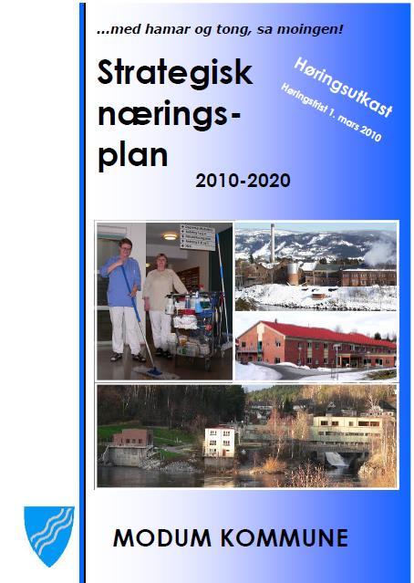 Føringer for planarbeidet Rulleringen tar utgangspunkt i: Kommuneplan 2011-2020 Strategisk næringsplan 2010-2020 med påfølgende statusrapporter Innspill fra Modum Næringsråd og