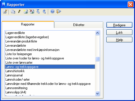 UTSKRIFT AV LØNNS- OG TREKKOPPGAVER 2.5 Feltene treffer ikke korrekt på blanketten Dersom du har importert nye rapportfiler for lønns- og trekkoppgaven (se pkt. 1.