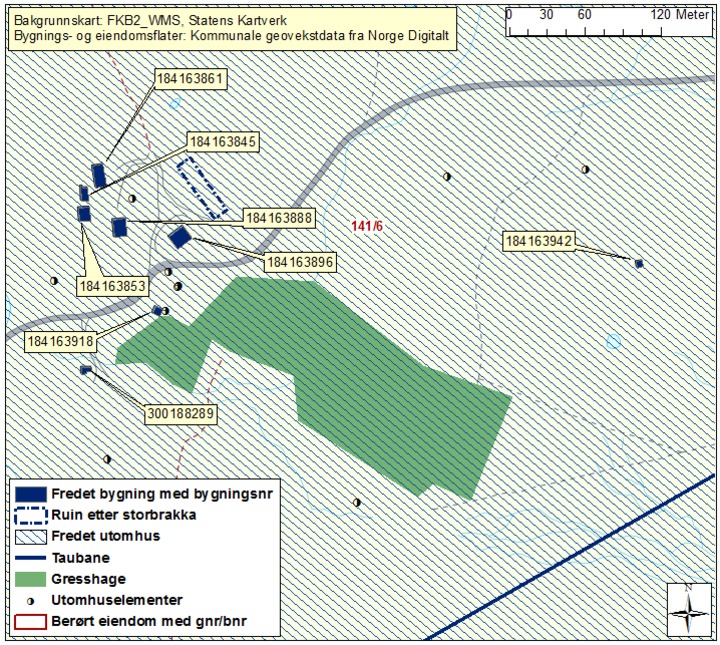 Forskrift om fredning av statens kulturhistoriske eiendommer, kapittel 15 ØVRE STORWARTZ Kommune: 1640/Røros Gnr/bnr: 141/6 141/6, 141/7 AskeladdenID: 213038 Referanse til landsverneplan: Omfang