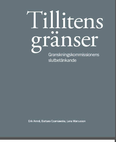 Gøteborgskandalen (1) Skape tydelige, men få felles styringsdokumenter (2) Ledelsen skal vise hva en god og upartisk forvaltning innebærer (3) Tydeliggjøre politikere og tjenstemenns roller (4)