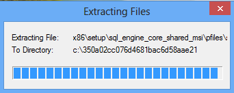 Installere MS SQL Server 2012 Express Krav til maskin og operativsystem Pentium IV 1.6 GHz, Windows Server 2008 Service Pack 2, Windows Server 2008 R2, Windows 7.