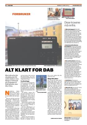 ALT KLART FOR DAB Haugesunds Avis, 24.03.