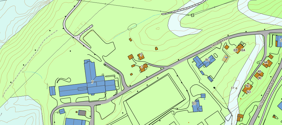 7 Definisjon av plan- og influensområdet Planområdet (fig. 10) består av det foreslåtte regulerte arealet (tomteutnyttelse).