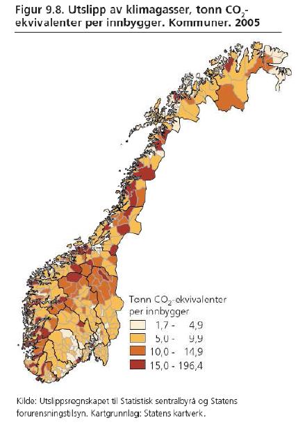 4.1 Klimagassutslipp Klimautslipp i norske kommuner (1) Når vi snakker om klimagasser, fokuserer vi gjerne spesielt på karbondioksid (CO2), metan (CH4), lystgass (N2O) og fluorgasser.