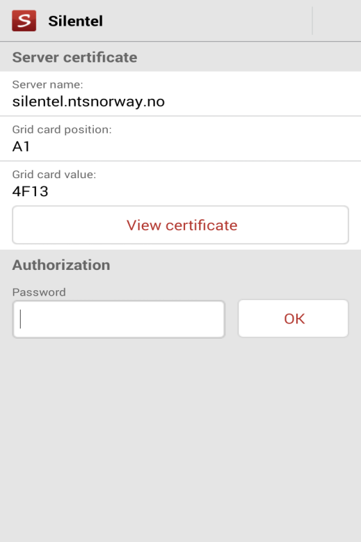 Instruksjoner for blokkering av konto eller resetting av passord Flex Grid card (for verifisering av rett Flex server) Flex ID number blir benyttet sammen med PIN koden til identifikasjon ved