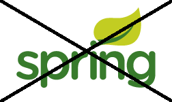 5.2.1.2 Bytte rammeverk Vi fikk også i starten beskjed om å bruke «Spring», som er et Javabasert rammeverk.