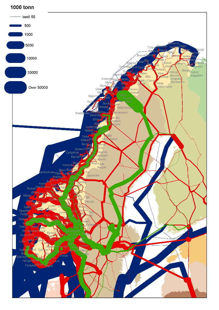 Bakgrunn Nasjonal godstransportmodell, eller «Logistikkmodellen», er en modell utviklet for analyse av godsstrømmer i og til/fra Norge Initiert av «NTP