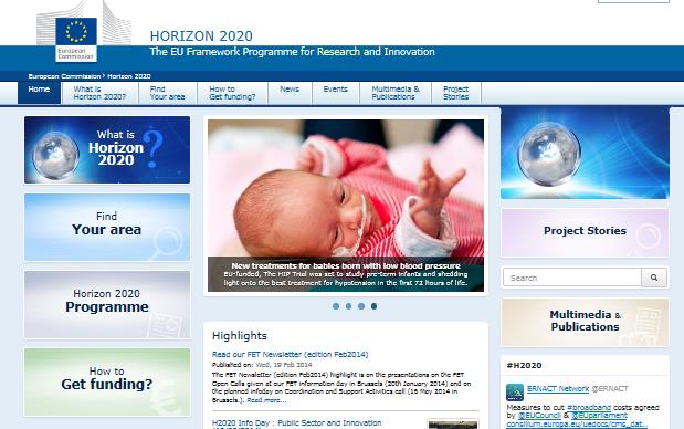 Mer informasjon om Horizon 2020 http://www.