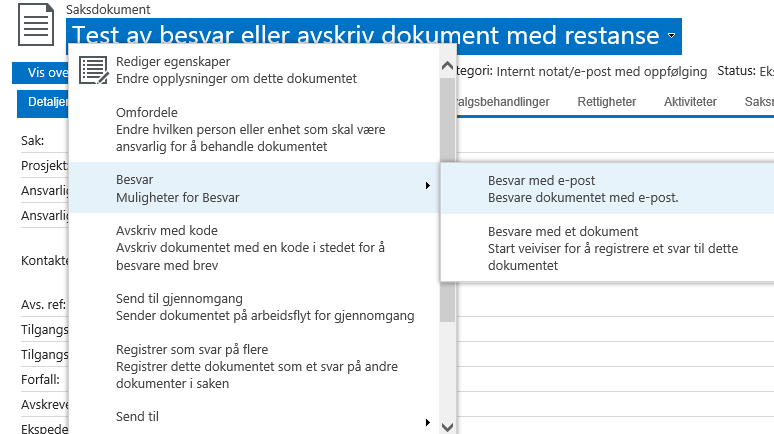 Det oppfordres til å skrive inn noen få ord i det store feltet som dukker opp under avskrivingsmåte.