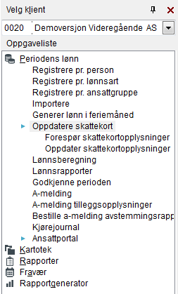 Ny oppgaveliste 7. A-ordningen 7.1.