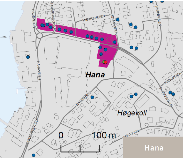 Kommuneplan for Sandnes 2011-2025 I kommuneplanen (vedtatt 06.09.2011) er Skippergata og Hanaveien vist som nåværende veger.