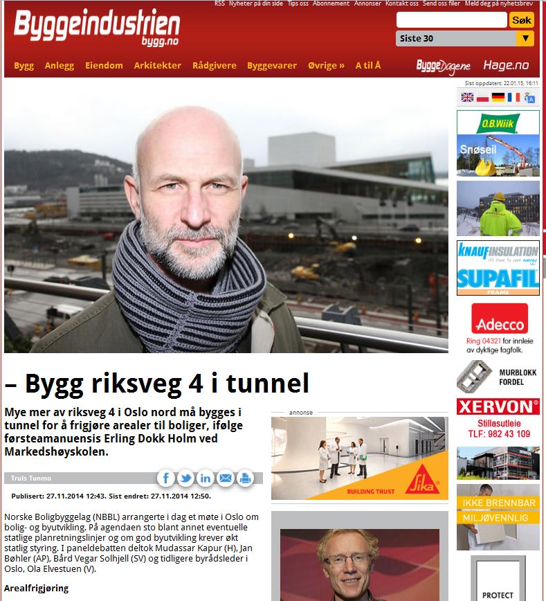 Medieomtale i etterkant av frokostmøtet Dagbladets