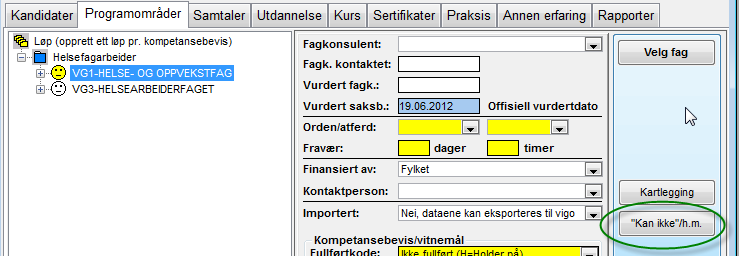 9 3.8. Ta vare på vurderingsresultat i Godkjent/eks.